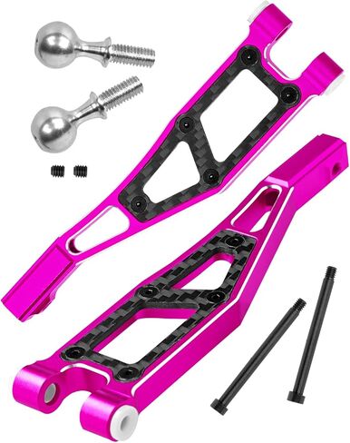 RC Alloy Front Upper Suspension Arms Upgrades Part for 1/8 Kraton 6S BLX,Outcast 6S BLX,Talion 6S BLX, Notorious 6S BLX,Aluminium Front Upper A Arms w/Pivot Balls,2pcs,Navy Blue in Kuwait