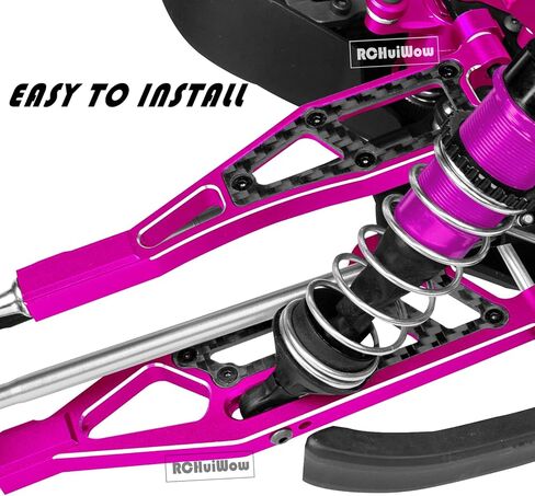 RC Alloy Front Upper Suspension Arms Upgrades Part for 1/8 Kraton 6S BLX,Outcast 6S BLX,Talion 6S BLX, Notorious 6S BLX,Aluminium Front Upper A Arms w/Pivot Balls,2pcs,Navy Blue in Kuwait