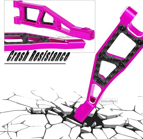 RC Alloy Front Upper Suspension Arms Upgrades Part for 1/8 Kraton 6S BLX,Outcast 6S BLX,Talion 6S BLX, Notorious 6S BLX,Aluminium Front Upper A Arms w/Pivot Balls,2pcs,Navy Blue in Kuwait