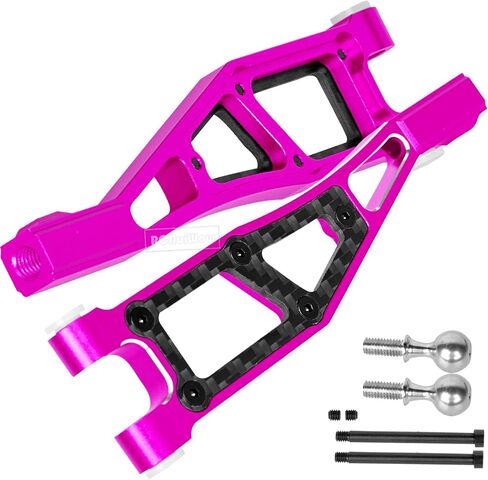 RC Alloy Front Upper Suspension Arms Upgrades Part for 1/8 Kraton 6S BLX,Outcast 6S BLX,Talion 6S BLX, Notorious 6S BLX,Aluminium Front Upper A Arms w/Pivot Balls,2pcs,Navy Blue in Kuwait