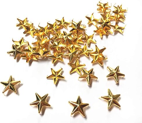 Liying Shop Star Stud ، 100 PCS Star Shape Studs Metal Claw Beads مسامير الشرير مع المسامير (Silver ، 5 مم) in Kuwait