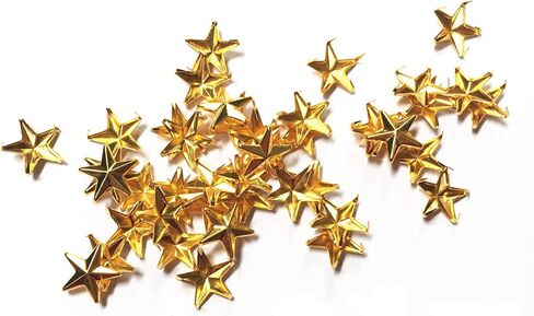 Liying Shop Star Stud ، 100 PCS Star Shape Studs Metal Claw Beads مسامير الشرير مع المسامير (Silver ، 5 مم) in Kuwait