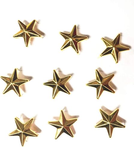 Liying Shop Star Stud ، 100 PCS Star Shape Studs Metal Claw Beads مسامير الشرير مع المسامير (Silver ، 5 مم) in Kuwait