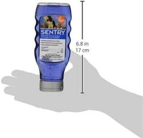 SENTRY Oatmeal Flea and Tick Shampoo for Dogs, Rid Your Dog of Fleas, Ticks, and Other Pests, Hawaii Ginger Scent, 63.5 oz in Saudi Arabia