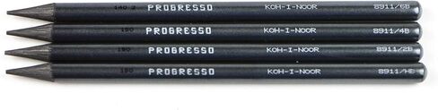 Koh-I-Noor Progresso Woodless Colored 12-Pencil Set, Assorted Colored Pencils (FA8756.12) in Saudi Arabia