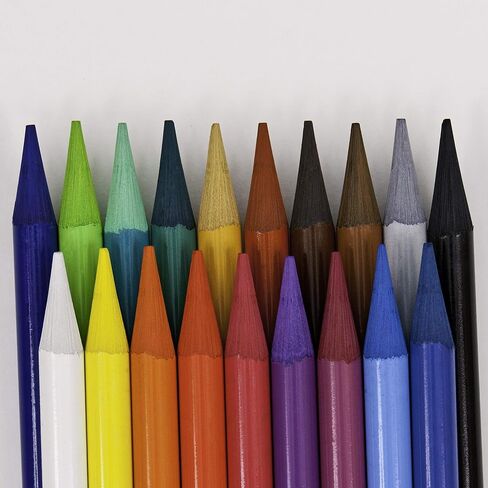 Koh-I-Noor Progresso Woodless Colored 12-Pencil Set, Assorted Colored Pencils (FA8756.12) in Saudi Arabia