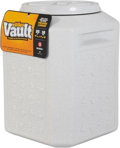 Gamma2 Vittles Vault Pet Food Storage Containers - Sealed Dog and Cat Food Storage Container, Fits up to 25lbs, Made in the USA - [12"L x 13.75"H] in Kuwait