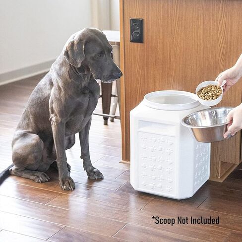 Gamma2 Vittles Vault Pet Food Storage Containers - Sealed Dog and Cat Food Storage Container, Fits up to 25lbs, Made in the USA - [12"L x 13.75"H] in Kuwait