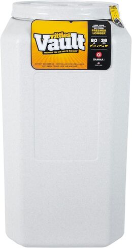 Gamma2 Vittles Vault Pet Food Storage Containers - Sealed Dog and Cat Food Storage Container, Fits up to 25lbs, Made in the USA - [12"L x 13.75"H] in Kuwait