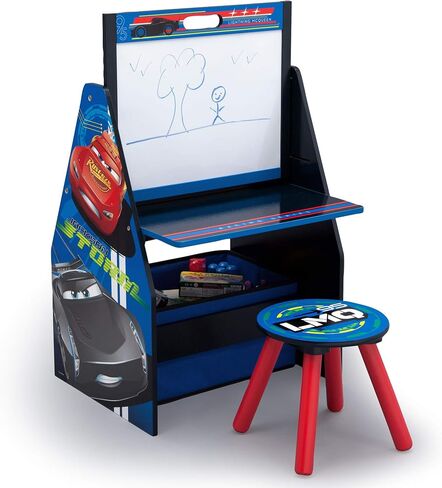 دلتا أطفال ديلوكس للأطفال easel ، مكتب ، براز ، منظم لعبة ، ديزني ميني ماوس in Kuwait