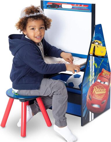 دلتا أطفال ديلوكس للأطفال easel ، مكتب ، براز ، منظم لعبة ، ديزني ميني ماوس in Kuwait
