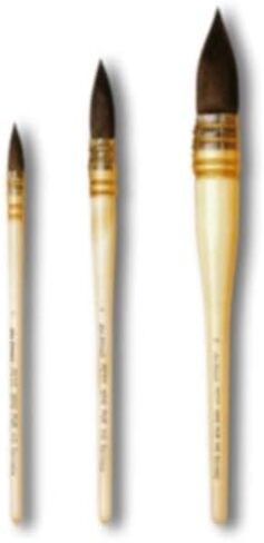 Da Vinci Watercolor Series 418 Petit Gris Pur Paint Brush ، Wash/Mop Russian Blue Squirrel ، Size 2 (418-02) in Kuwait