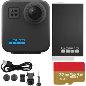 GoPro MAX 360 Action Camera with Free Promotional SanDisk Extreme 32GB microSDHC Memory Card