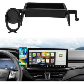 Autorder Car Phone Holder for 2021 2022 2023 2024 Ford Mustang Mach-E Accessories Phone Mount 15.5-Inch Screen Cell Phone Automobile Cradles Hands-Free 360 Degree Rotation
