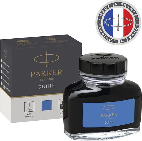 PARKER QUINK Ink Bottle, Blue-Black, 57 ml in Kuwait