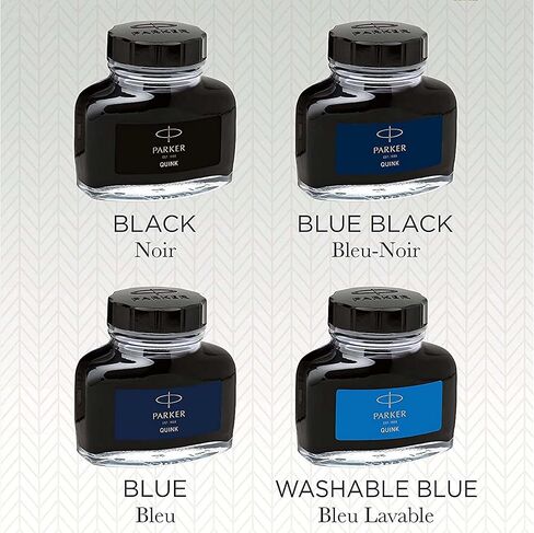 PARKER QUINK Ink Bottle, Blue-Black, 57 ml in Kuwait