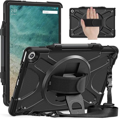 حافظة DreamerX iPad Air الجيل الخامس/الرابع 10.9 بوصة مع واقي شاشة من الزجاج المقوى، حافظة الفراشة iPad Pro 11 2022 2021 2020 2018 مع مسند كتف وحزام كتف وحامل قلم رصاص للأطفال والبنات in Kuwait
