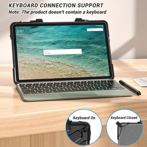 حافظة DreamerX iPad Air الجيل الخامس/الرابع 10.9 بوصة مع واقي شاشة من الزجاج المقوى، حافظة الفراشة iPad Pro 11 2022 2021 2020 2018 مع مسند كتف وحزام كتف وحامل قلم رصاص للأطفال والبنات in Kuwait
