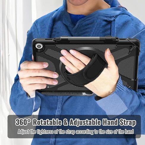 حافظة DreamerX iPad Air الجيل الخامس/الرابع 10.9 بوصة مع واقي شاشة من الزجاج المقوى، حافظة الفراشة iPad Pro 11 2022 2021 2020 2018 مع مسند كتف وحزام كتف وحامل قلم رصاص للأطفال والبنات in Kuwait