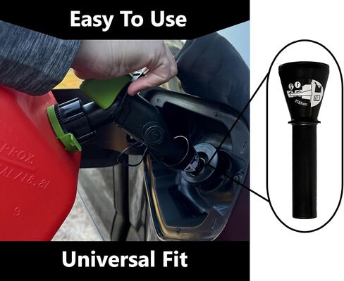Cap & Shield Tethered 2.375inch ID, Capless Gas Cap Dirt, Water & Dust Cover Compatible With GMC, Chevrolet, Buick & Cadillac Capless Gas Cap Fuel Filler Nozzle Cover in Saudi Arabia