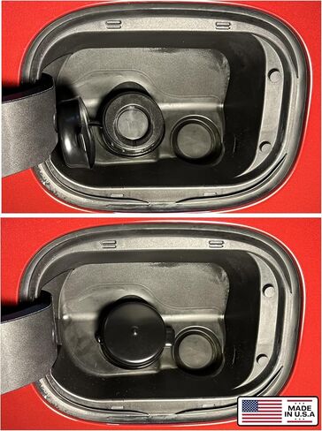 Cap & Shield Tethered 2.375inch ID, Capless Gas Cap Dirt, Water & Dust Cover Compatible With GMC, Chevrolet, Buick & Cadillac Capless Gas Cap Fuel Filler Nozzle Cover in Saudi Arabia