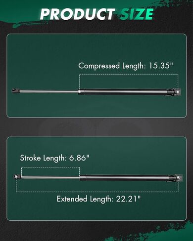 SCITOO Liftgate Lift Supports Replacement Struts Gas Springs Shocks Fit for Nissan Pathfinder 2005-2013 in Saudi Arabia