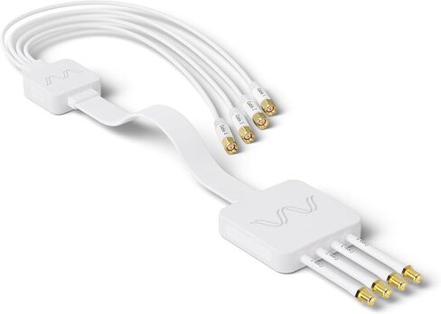 Waveform [v2] Window Entry Cable: Low-Loss, Ultra Flat-Ribbon 4-in-1 Passthrough Cable | SMA Male to SMA Female | for Windows and Doors in Saudi Arabia