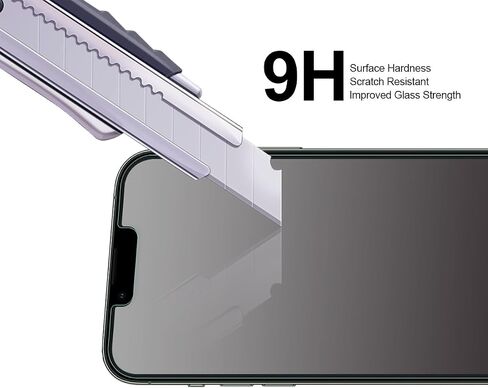 Supershieldz (2 Pack) Designed for iPhone 12 and iPhone 12 Pro (6.1 inch) (Privacy) Anti Spy Tempered Glass Screen Protector, Anti Scratch, Bubble Free in Kuwait