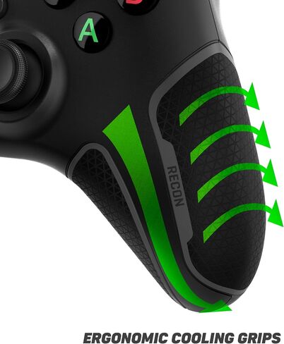 وحدة تحكم Turtle Beach REACT-R - وحدة تحكم سلكية في الألعاب - Xbox Series X، وXbox Series S، وXbox One وWindows - عناصر تحكم في الصوت، وأزرار قابلة للتعيين، ومقابض منسوجة - أسود in Kuwait