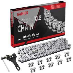420 Drive Roller Chain 102 Link Breaker for CRF50F XR80R KX65 KLX110 TTR110 50cc 70cc 90cc 110cc 125cc SSR TaoTao Coolster Baja Ice Bear Kayo Pit Dirt Bike 4 Wheeler ATV Go Kart Mini Bike Parts
