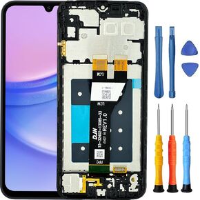 Screen Replacement for Samsung A14 5G for Samsung Galaxy A14 a146u1 a146a a146w s146dl LCD Display Touch digitizer Screen Assembly Part with Tools 6.6 inch Black with Frame