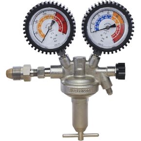 Mastercool (53010-AUT Silver Pressure Test Regulator Kit with R134a Coupler, Black