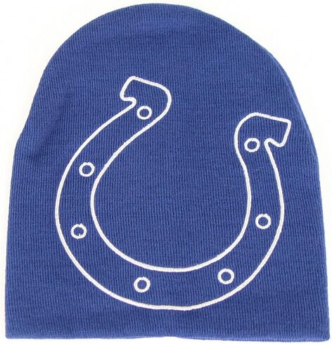 Pittsburgh Steelers Oversized Hype Big Logo Skull Cap - NFL Cuffless Beanie Knit Hat Black in Kuwait