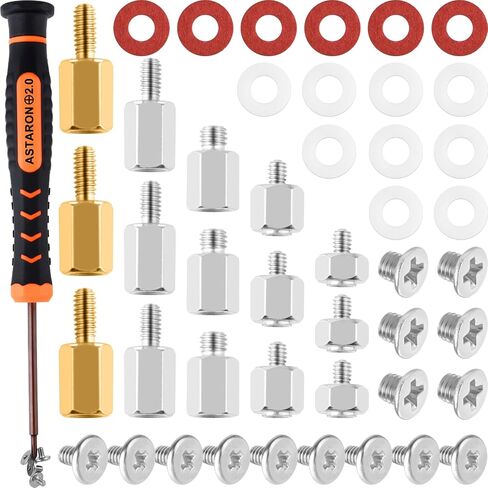 ASTARON PC Screws M.2 Screw Kit，NVMe Screw m.2 SSD Mounting Kit for ASUS Motherboard in Saudi Arabia