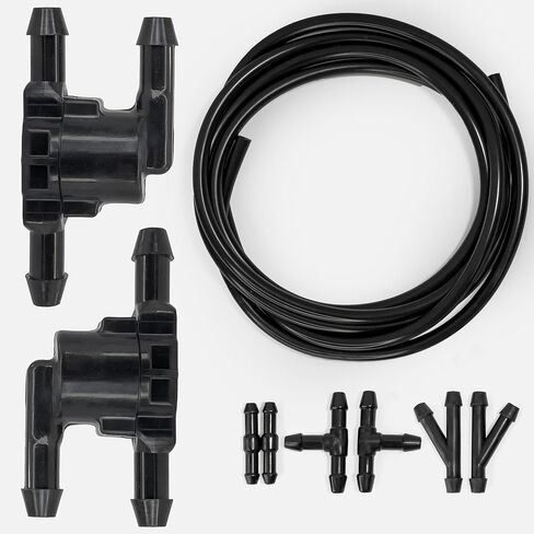 1 pc 2-way Check Valve Universal for Front Windshield Washer Nozzles replacement for Toyota, Lexus, Nissan, Ford & more brands; Windshield washer check valve OE# 85321-28020 by Click&Fit accessories in Kuwait