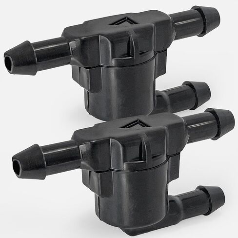 1 pc 2-way Check Valve Universal for Front Windshield Washer Nozzles replacement for Toyota, Lexus, Nissan, Ford & more brands; Windshield washer check valve OE# 85321-28020 by Click&Fit accessories in Kuwait