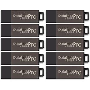 Centon Electronics DataStick Pro USB 2.0 Flash Drive, 4 GB, 100 USB Flash Drives, 100 Bulk Pack, Grey