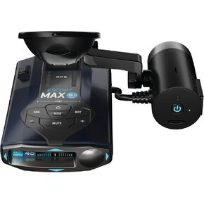 Escort MAX 360c MKII رادار وكاشف ليزر وحزمة كاميرا Dash Cam الذكية Escort M2 - فيديو بدقة 1080 بكسل عالي الدقة، نطاق فائق، تصفية تنبيهات كاذبة، واي فاي مدمج، نظام تحديد المواقع العالمي (GPS) وتطبيق أكثر ذكاءً للقيادة، 0100059-1