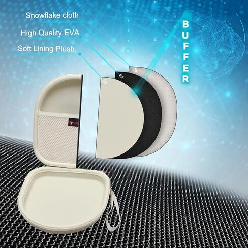 XANAD Hard Case for Sony WH-CH520 / WH-CH510 & JBL Tune 510BT / 710BT / 660NC / Live 660NC / Live 660NC Headphone - Cream in Kuwait