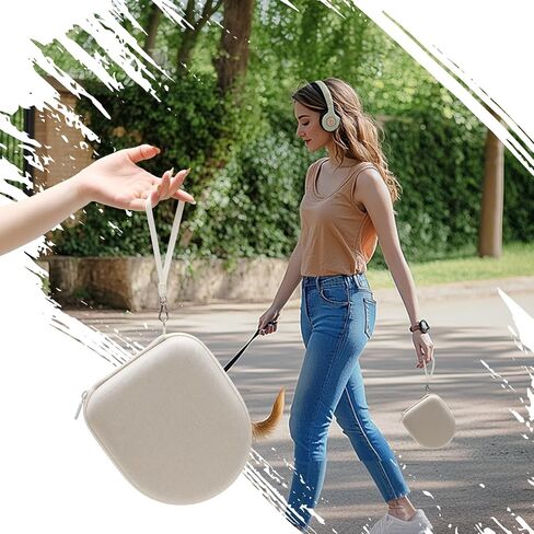 XANAD Hard Case for Sony WH-CH520 / WH-CH510 & JBL Tune 510BT / 710BT / 660NC / Live 660NC / Live 660NC Headphone - Cream in Kuwait