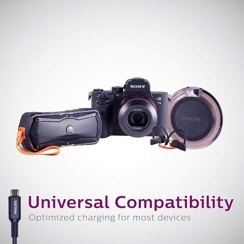 Philips 6ft. (1.8m) USB 2.0 Charging Extension Cable, USB-A Male to USB-A Female Extender, Sleek White Finish, High Speed, Works with Windows 7+ and Mac, Works With Andriod and iOS Devices SWU2801N/27 in Kuwait