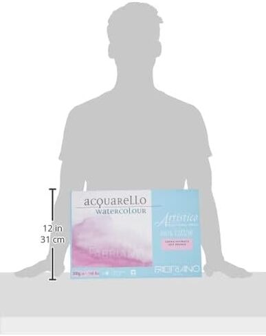 Fabriano Artistico Watercolor Block, 9" x 12", Traditional White in Kuwait