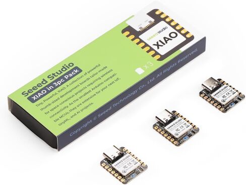 Seeed Studio XIAO nRF52840 - Supports Arduino/CircuitPython - Bluetooth5.0 NFC, with Onboard Antenna, Microcontroller with Rich Interface for Tiny Machine Learning Works with Amazon Sidewalk. in Kuwait