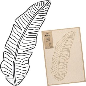 NAKLEO Floral Large Wall Painting Stencil 16,9" x25,2, Weeping Willow Branch Leaves Pattern, Reusable Plastic Template, DIY Art and Craft Home Decor, Floor Wood Fabric Furniture