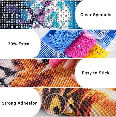 Lxmsja Planets مجموعات فن الماس للبالغين ، نظام شمسي DIY أدوات الطلاء الماس الكاملة للمبتدئين ، الحرف الفنية للأحجار الكريمة 5D للبالغين ، ديكور الجدار المنزلي 12x16 بوصة in Kuwait