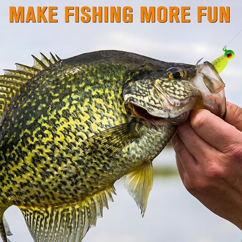 Dovesun Crappie Lures Kit, Fishing Soft Plastic Lures Crappie Walleye Trout Bass Fishing Baits Fishing Grubs -Worms- Minnow-Paddle Tail Swimbaits 60 | 75 | 100Pcs with Tackle Box in Saudi Arabia