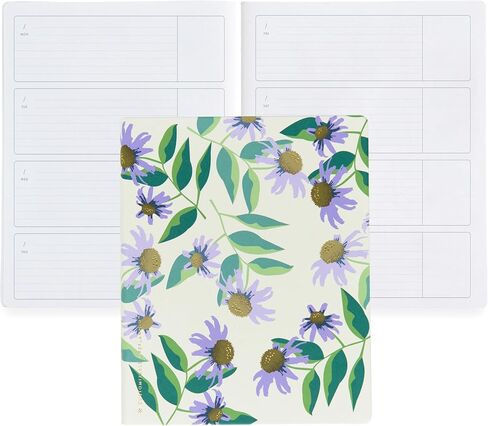 Erin Condren 2025 Softbound Life Planner (Jan - Dec 2025), A5 12-Month Weekly & Monthly Planner Journal, Horizontal Layout, Soft Cover, Layflat Binding, Bold Blooms Cover & Interior Design in Kuwait