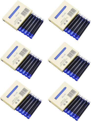 Jinhao Fountain Pen Black Ink Cartridge International 2.6mm Bore Diameter Ink Reching Set of 30 pcs in Kuwait
