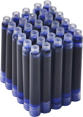 Jinhao Fountain Pen Black Ink Cartridge International 2.6mm Bore Diameter Ink Reching Set of 30 pcs in Kuwait