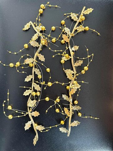 12pcs Pearl String for Floating Candles Centerpiece, Green Faux Pearl Beads Vase Filler for Home Wedding Table Christmas Decor Centerpiece (Green) in Kuwait